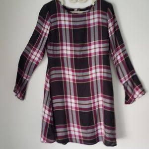 Loft plaid dress